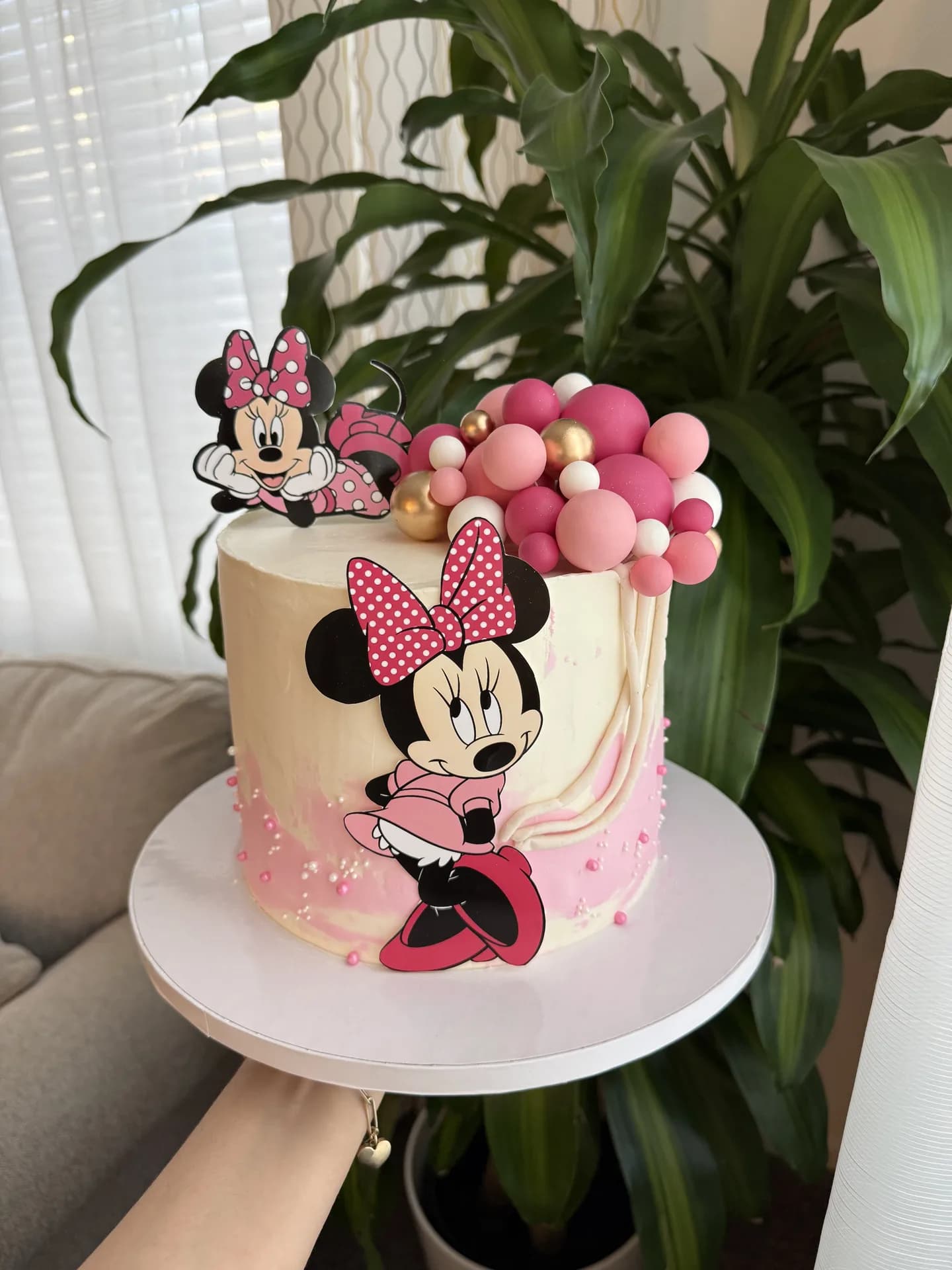 Minnie Mouse Pink & Gold