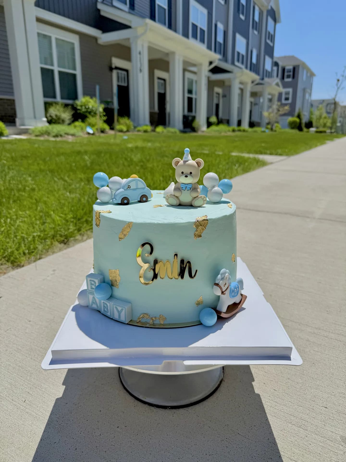 Teddy Bear Personalized Blue